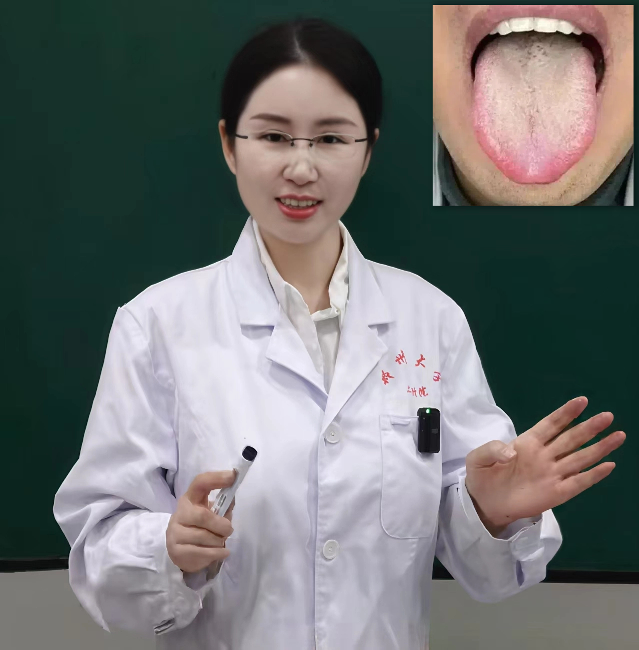 以来我也看了不少舌象经常会遇到这种舌苔黄厚腻舌根裂纹的舌象