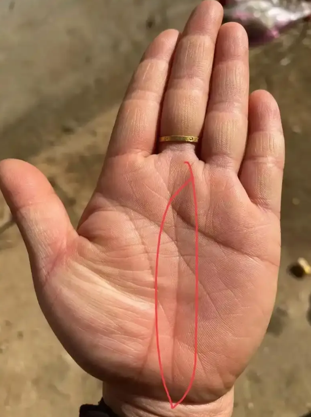 男人手相里通天纹虽然不多见 但是若有通天纹却财运纠葛 那才是非常