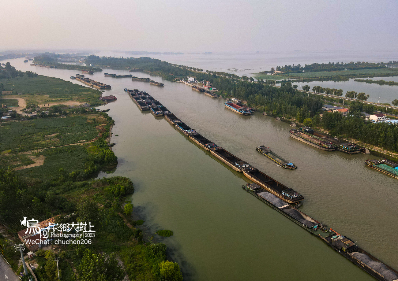 京杭大运河的中运河流过宿迁城