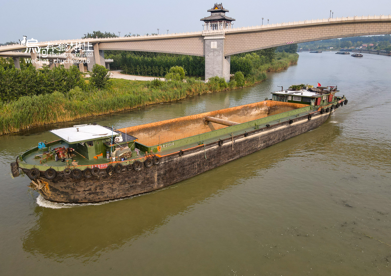 京杭大运河的中运河流过宿迁城