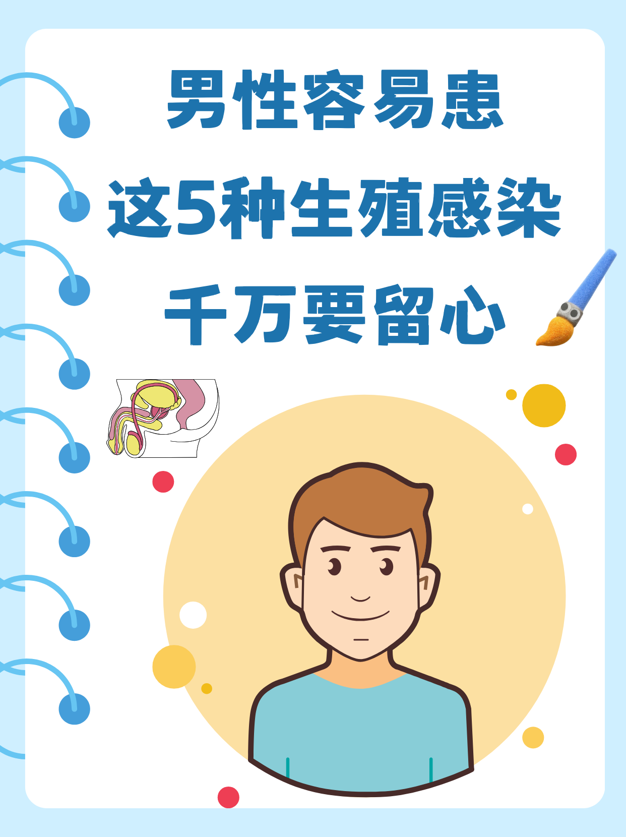 男性容易患这5种生殖感染,千万要留心 男性生殖健康是男性整体健康的