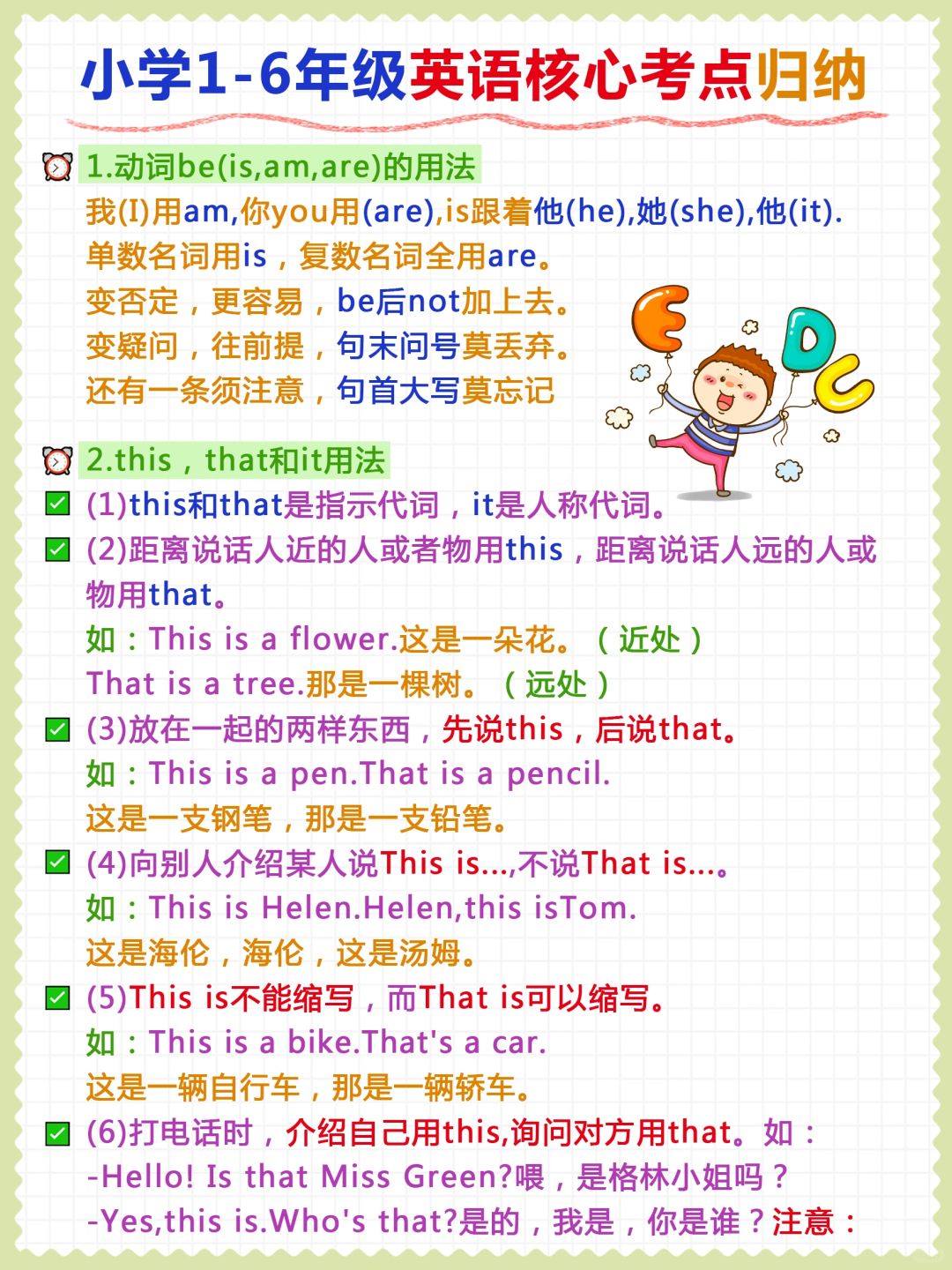 小学英语是孩子打好基础的关健时期这一阶段是为今后的初高中阶段