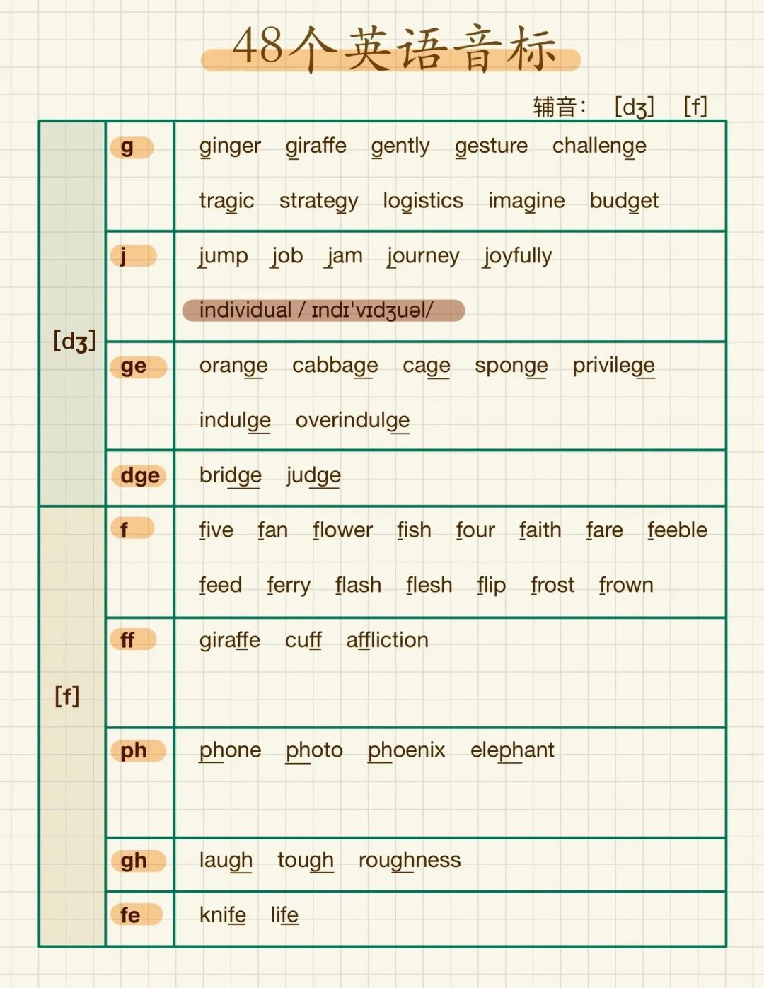 英语发音规律=g的英语发音规律