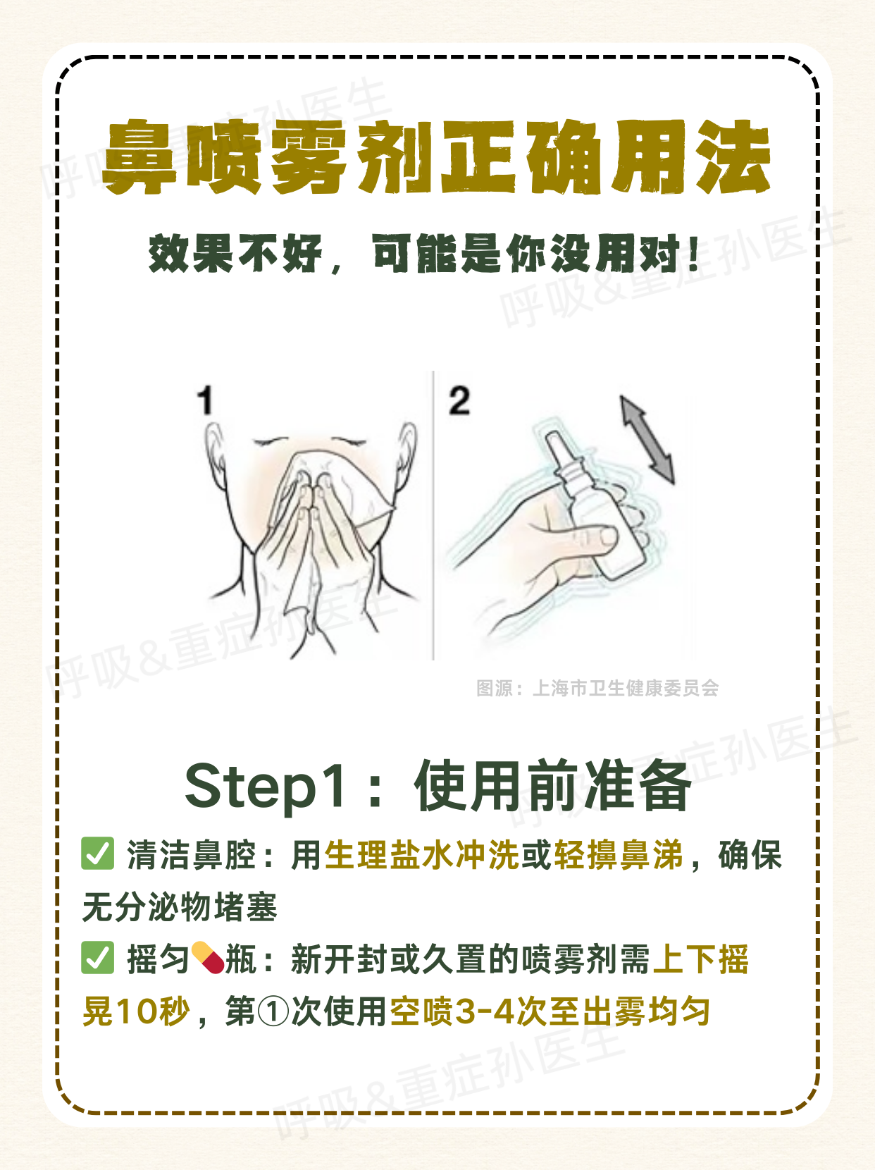 很多人和我反馈说鼻喷雾剂用着似乎没什么效果,一