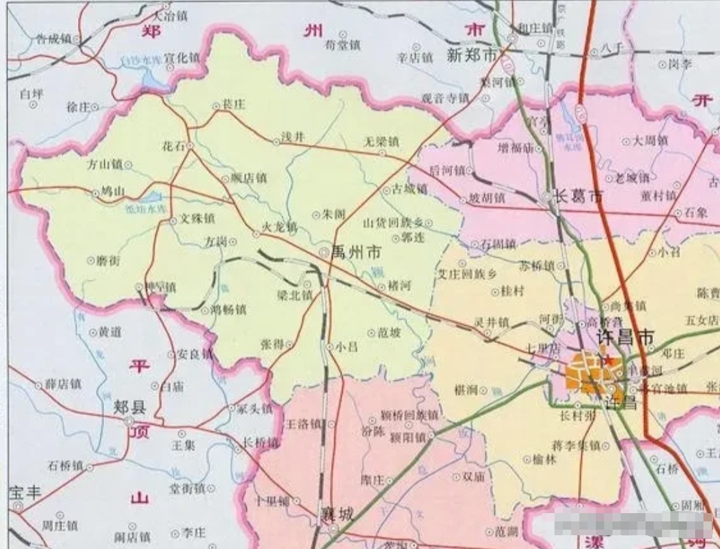 我认为朱阁镇,郭连镇,无梁镇,古城镇,褚河街道,梁北镇和火龙镇都是不