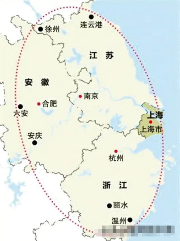 尽管如此,安徽省还是勉强融入了长三角地区,却与江浙沪地区格格不入