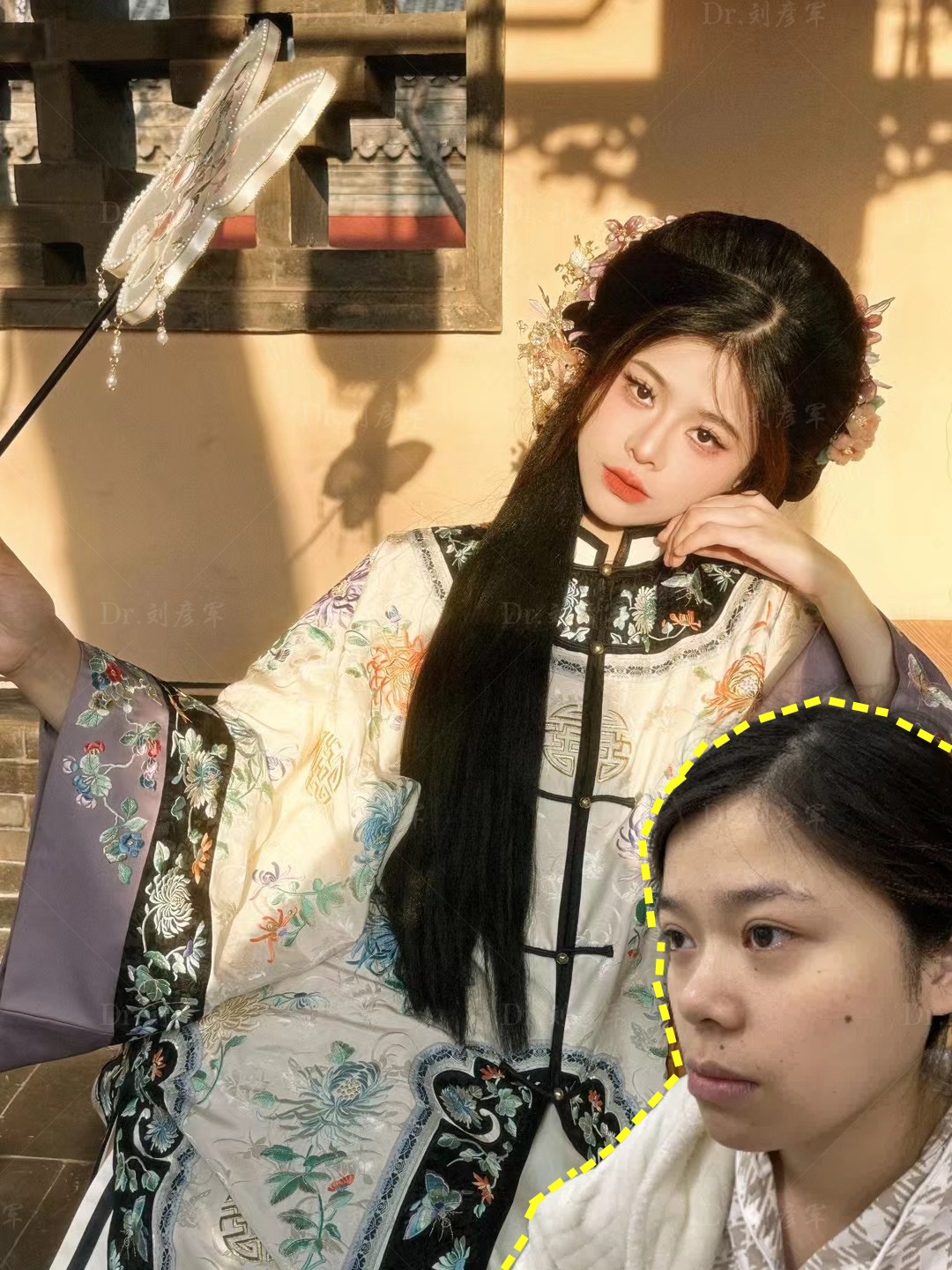 塌鼻子女生