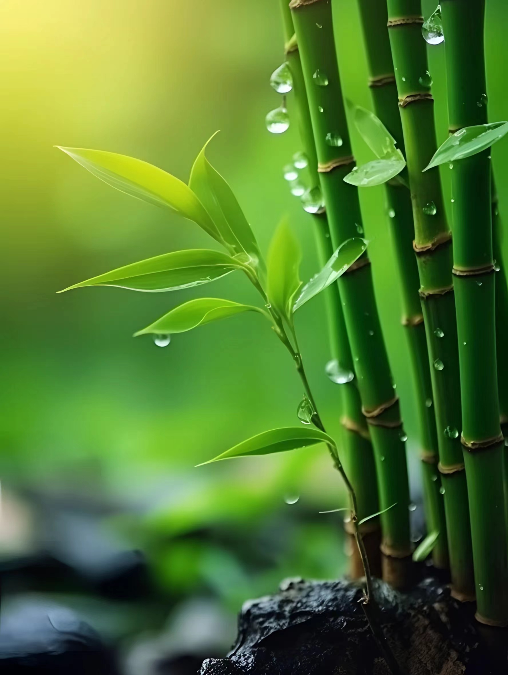 要让绿竹生长得更加旺盛,可以从以下几个方面入手: