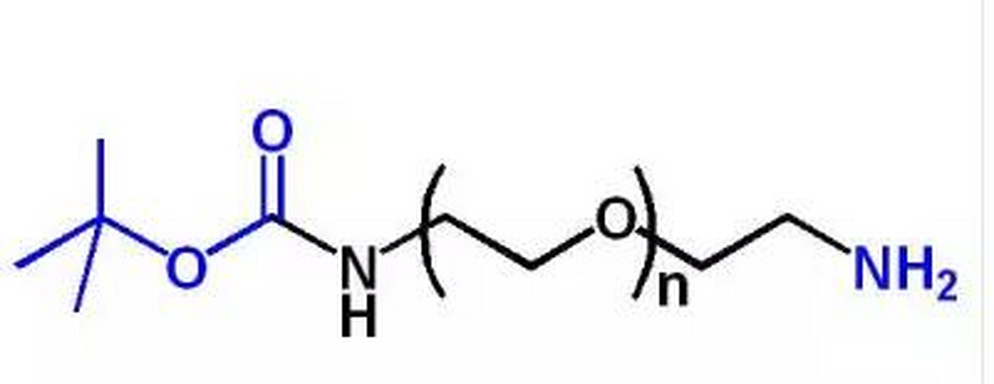 英文名称:boc-peg-nh2,boc-nh-peg-amine 中文名称:叔丁酯聚乙二醇