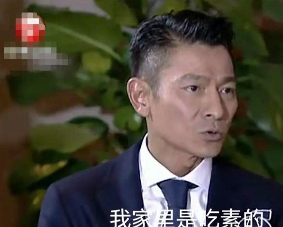 刘德华:"我家里是吃素的,但是每一次到外面,人家就会觉得我烦,然后