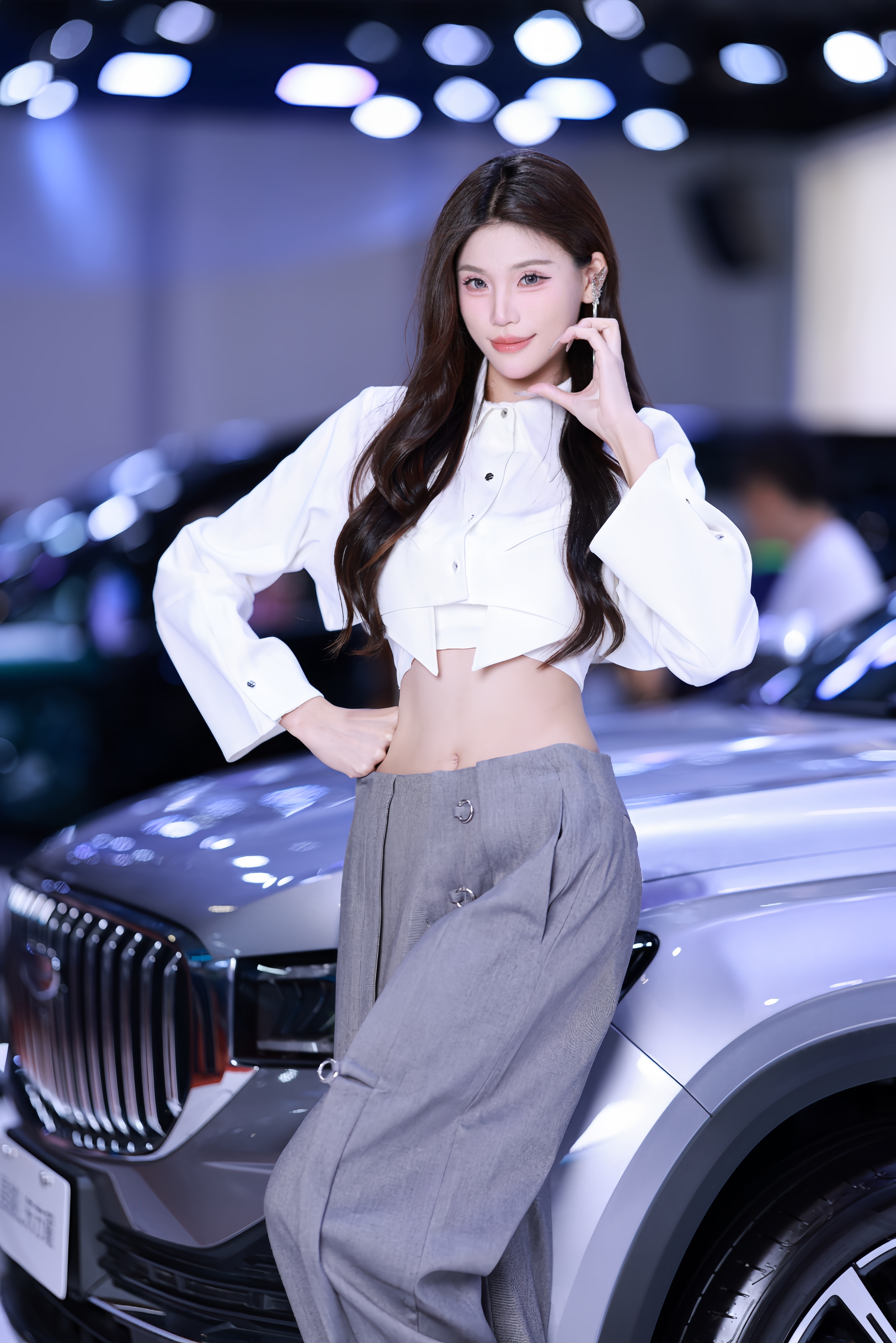 模特身材很好