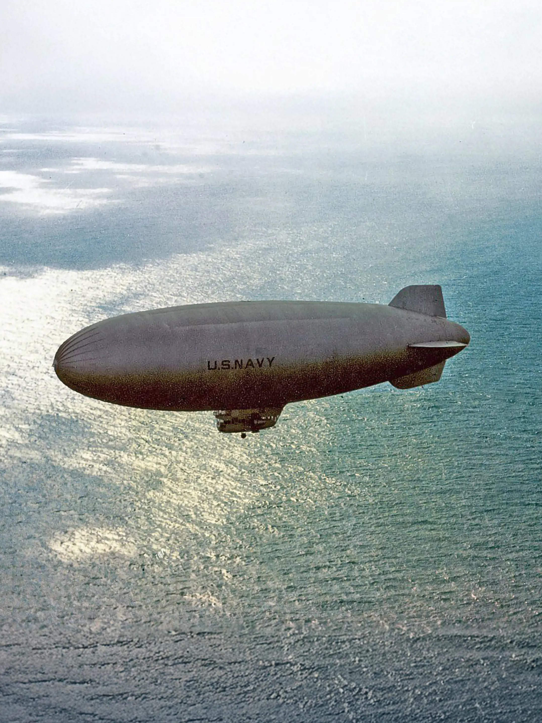 大战期间,美军的k级飞艇在搜索纳粹德国海军u艇的战斗任务中,发挥了极