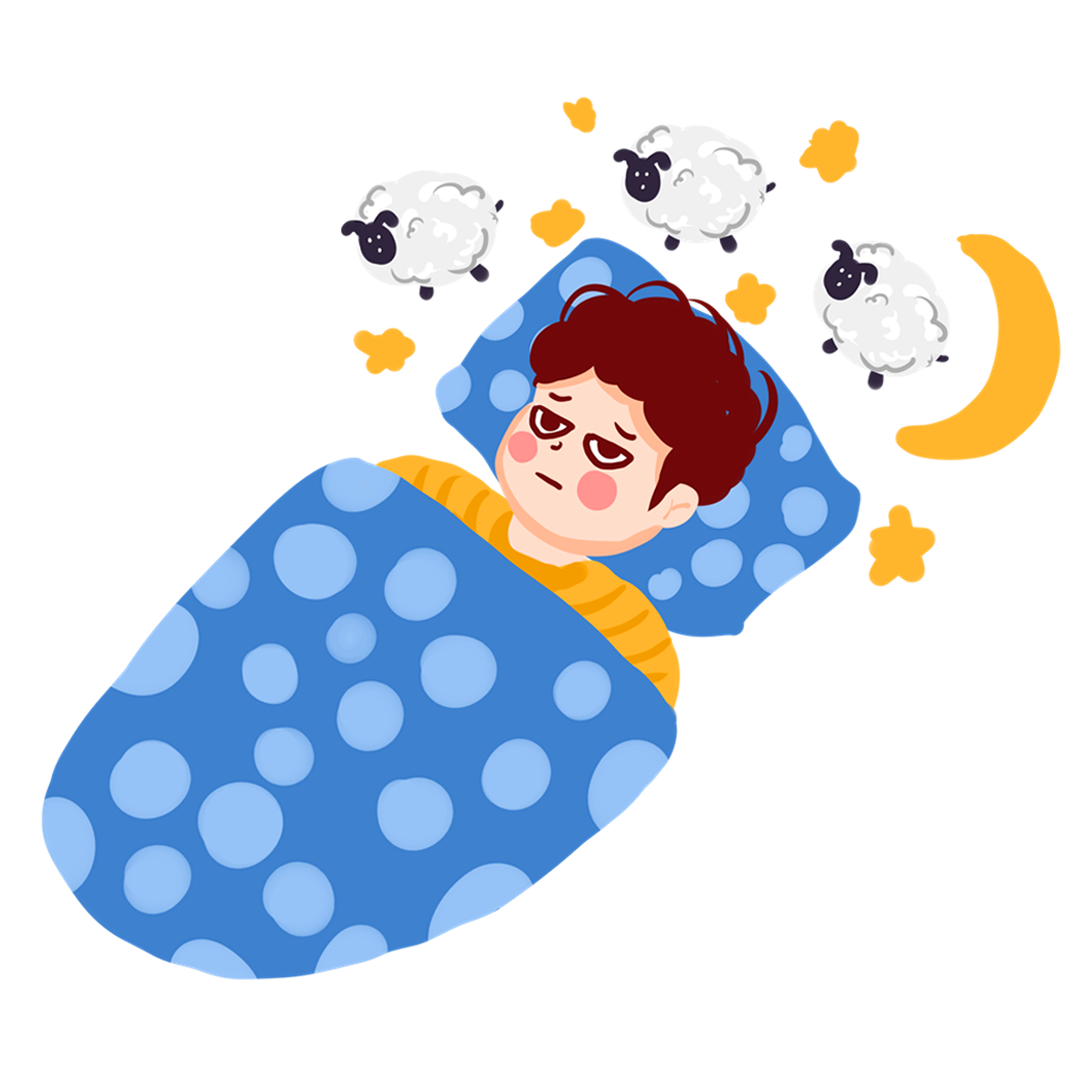 的图片睡不踏实睡觉不踏实图片燥的图片睡多了图片安神 卡通睡不踏实