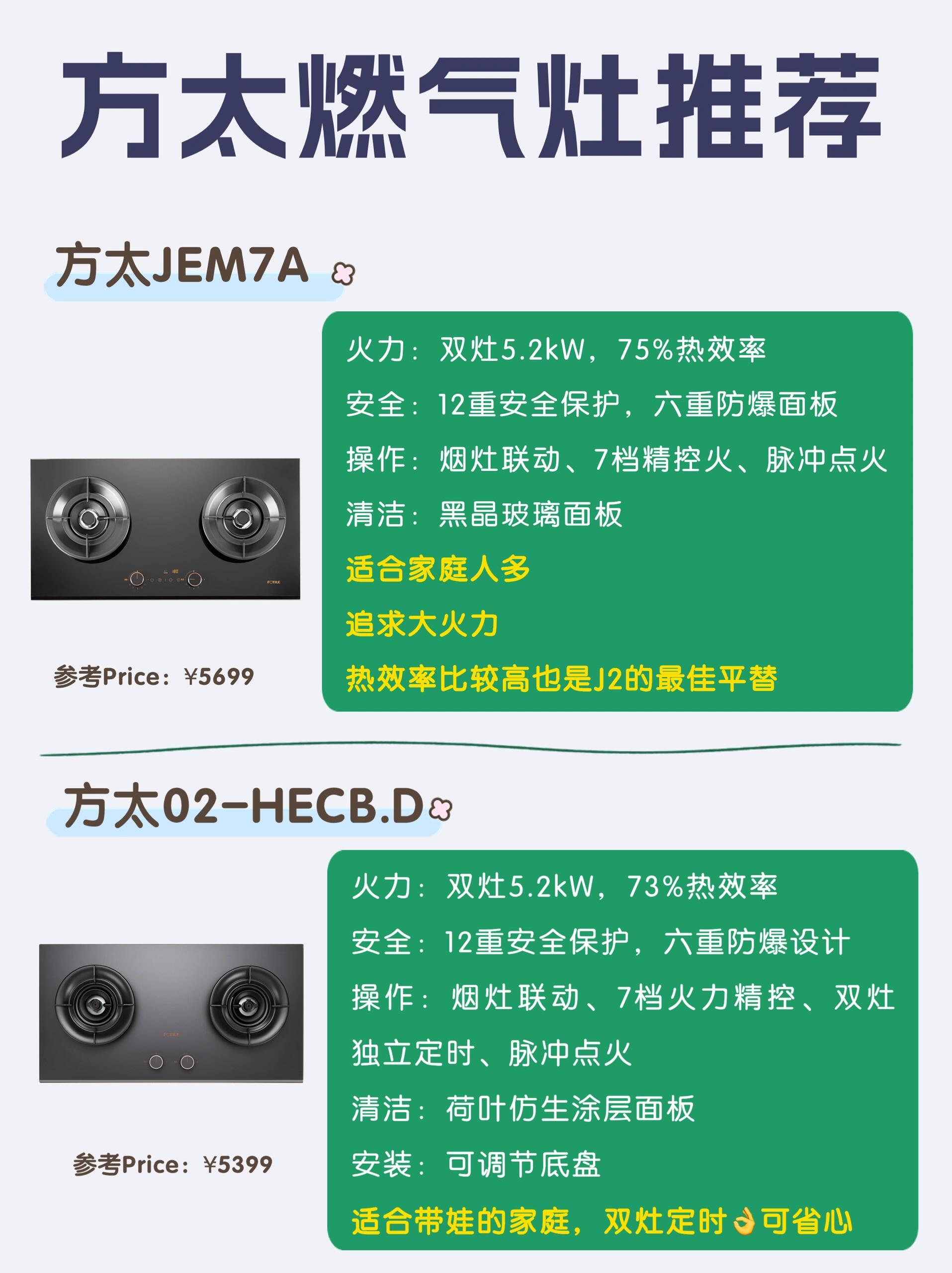 产品对比 方太 j2 - 高端领域的燃气灶
