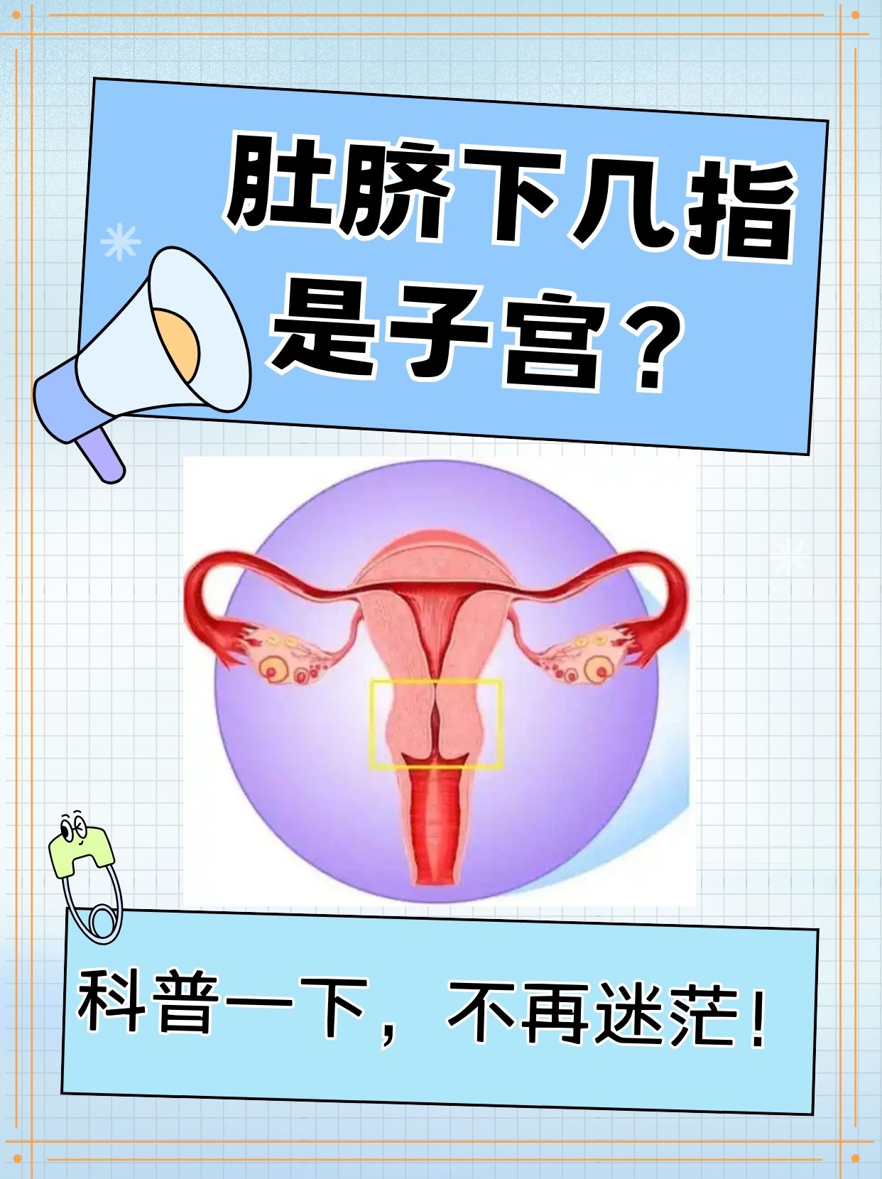 肚脐下几指是子宫?科普一下,不再迷茫!