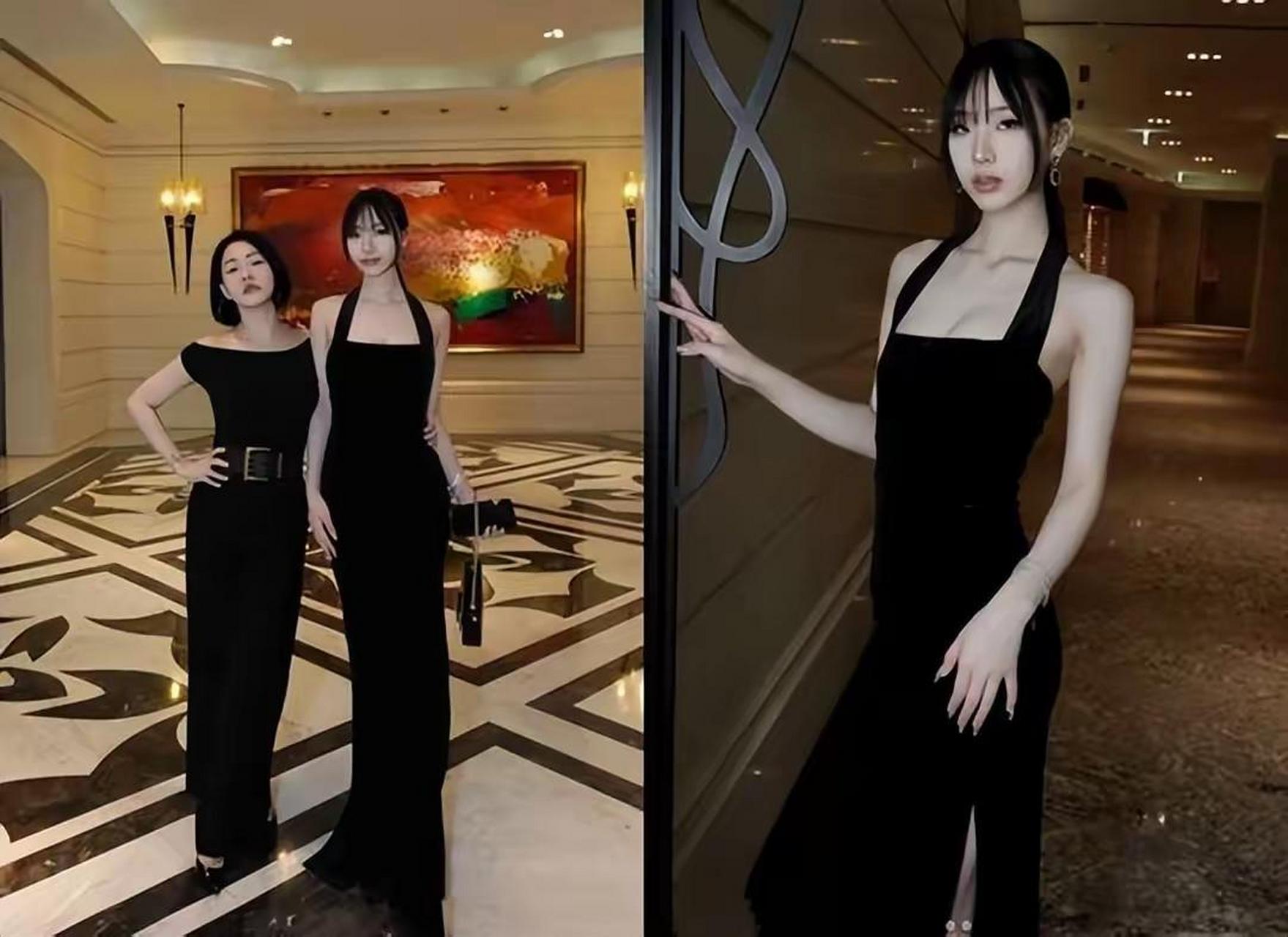 小s晒与女儿同框美照,两人宛如姐妹,却遭大s吐槽个子矮比例差