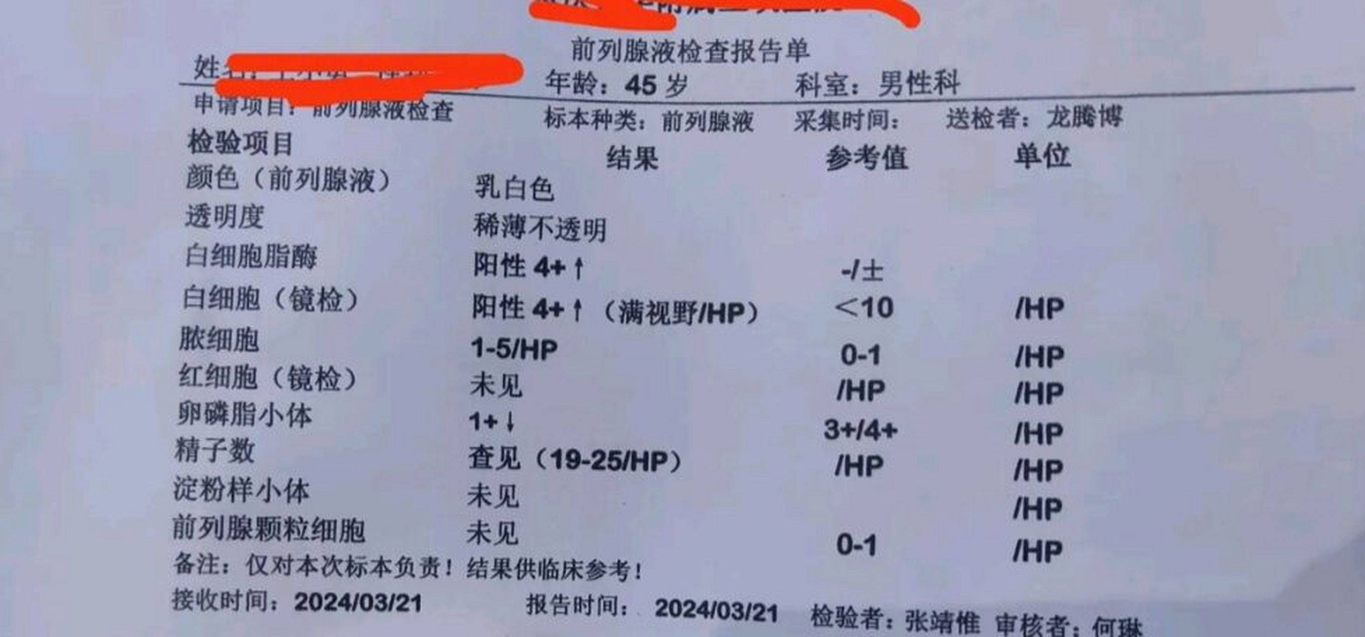 这是我一位男性患者,经历三个多月了,尿急半小时一次,人折磨的不行