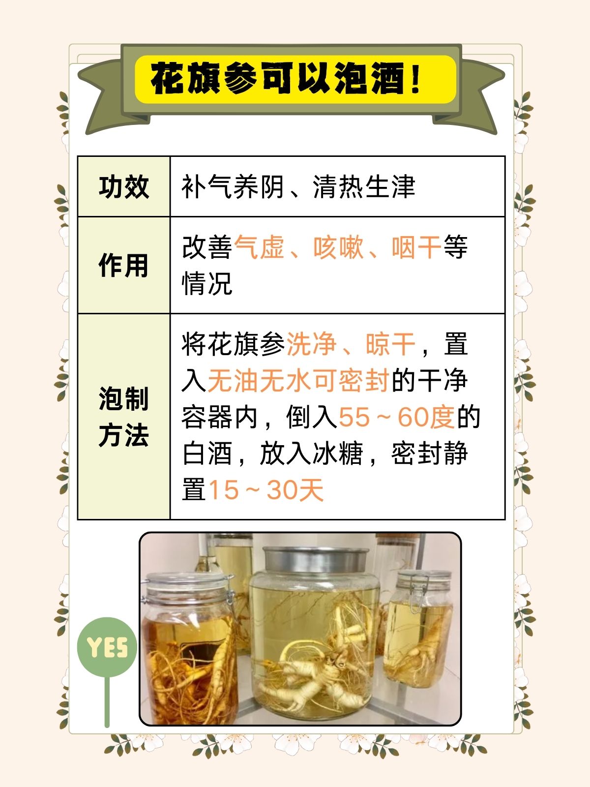 健康小酌新选择,花旗参也能泡酒喝?