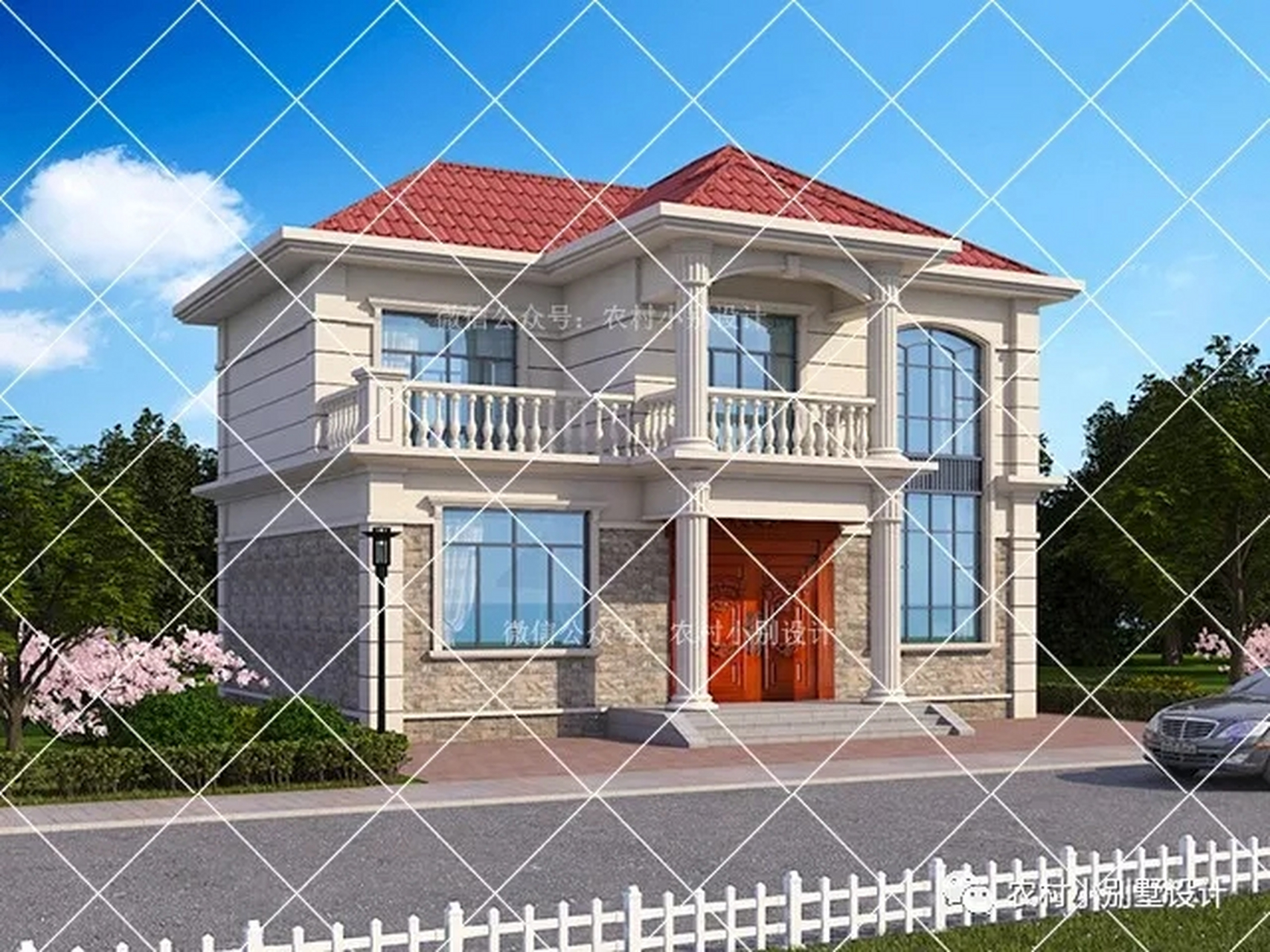 精选套二层欧式小洋楼别墅,建一栋温暖全家 精选两层欧式小洋楼 无论