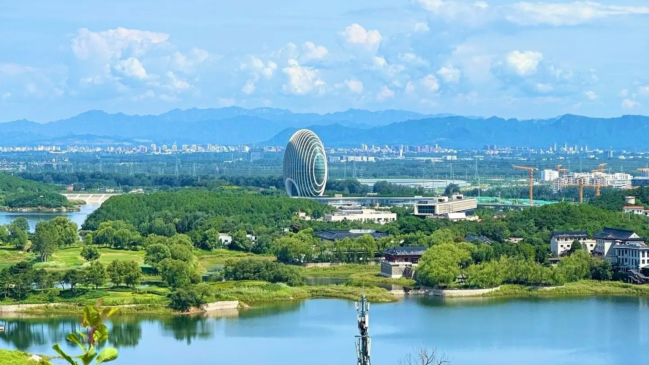 怀柔雁栖湖景区图片