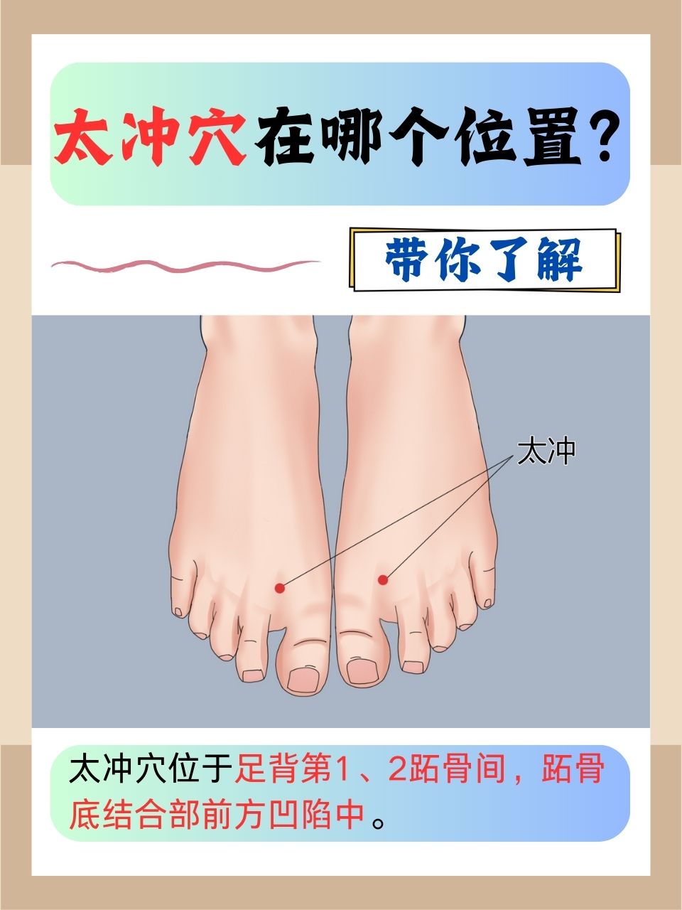 太冲穴在哪个位置?