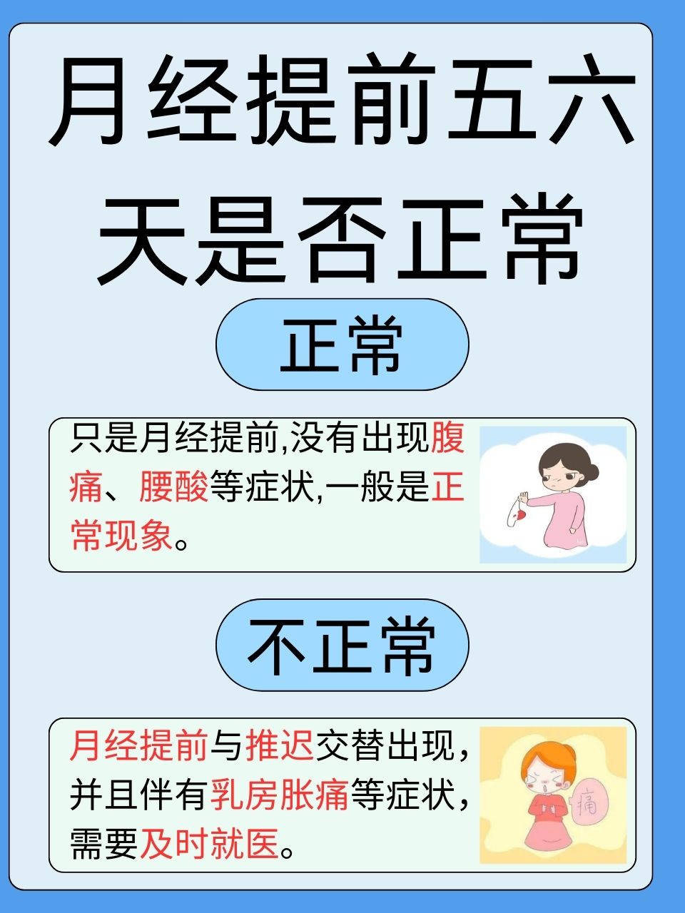 为什么月经会提前