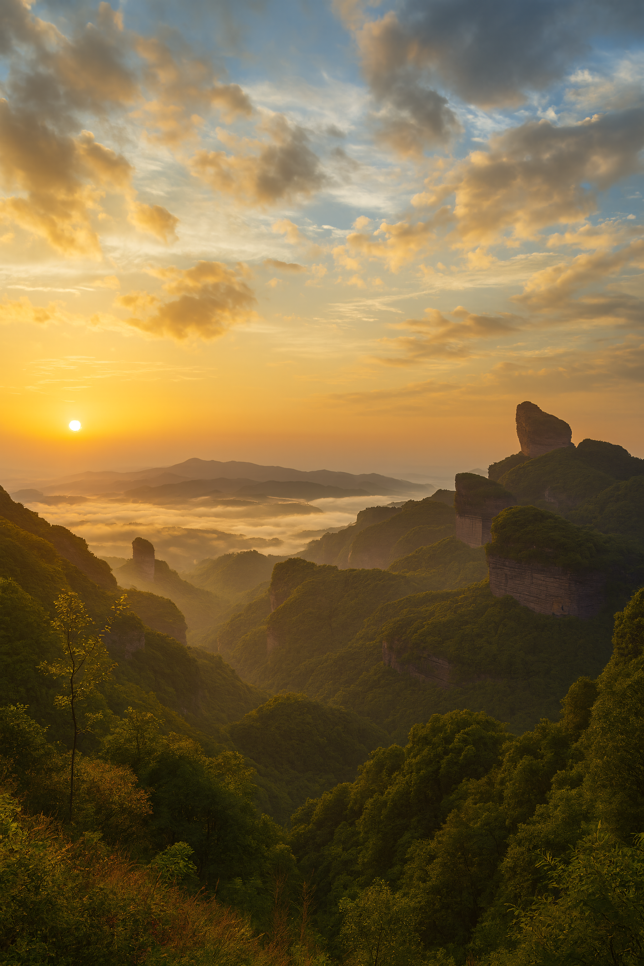 奇峰怪石,峡谷山水,绝美日出日落…随便拍都能刷爆朋友圈