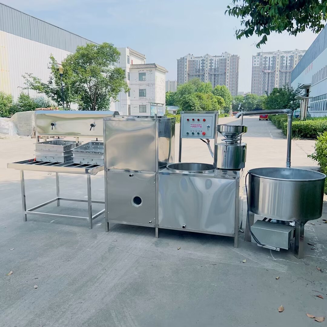 可同时生产豆浆,豆花,各式豆腐等多种豆制品,还可以与其他设备和工艺