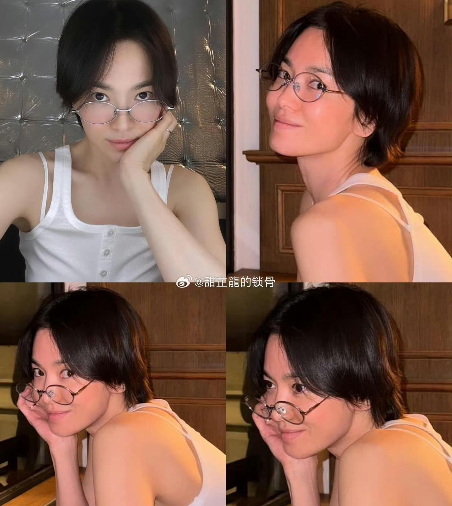 与菲律宾女星安妮·科蒂斯的同框耳下的3cm贴耳碎剪实在太完美了