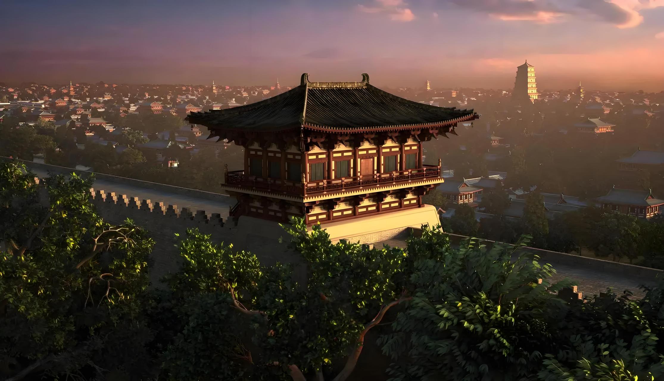 唐代宫殿的建筑特色——以大明宫为例  布局特色  大明宫采用了严谨的