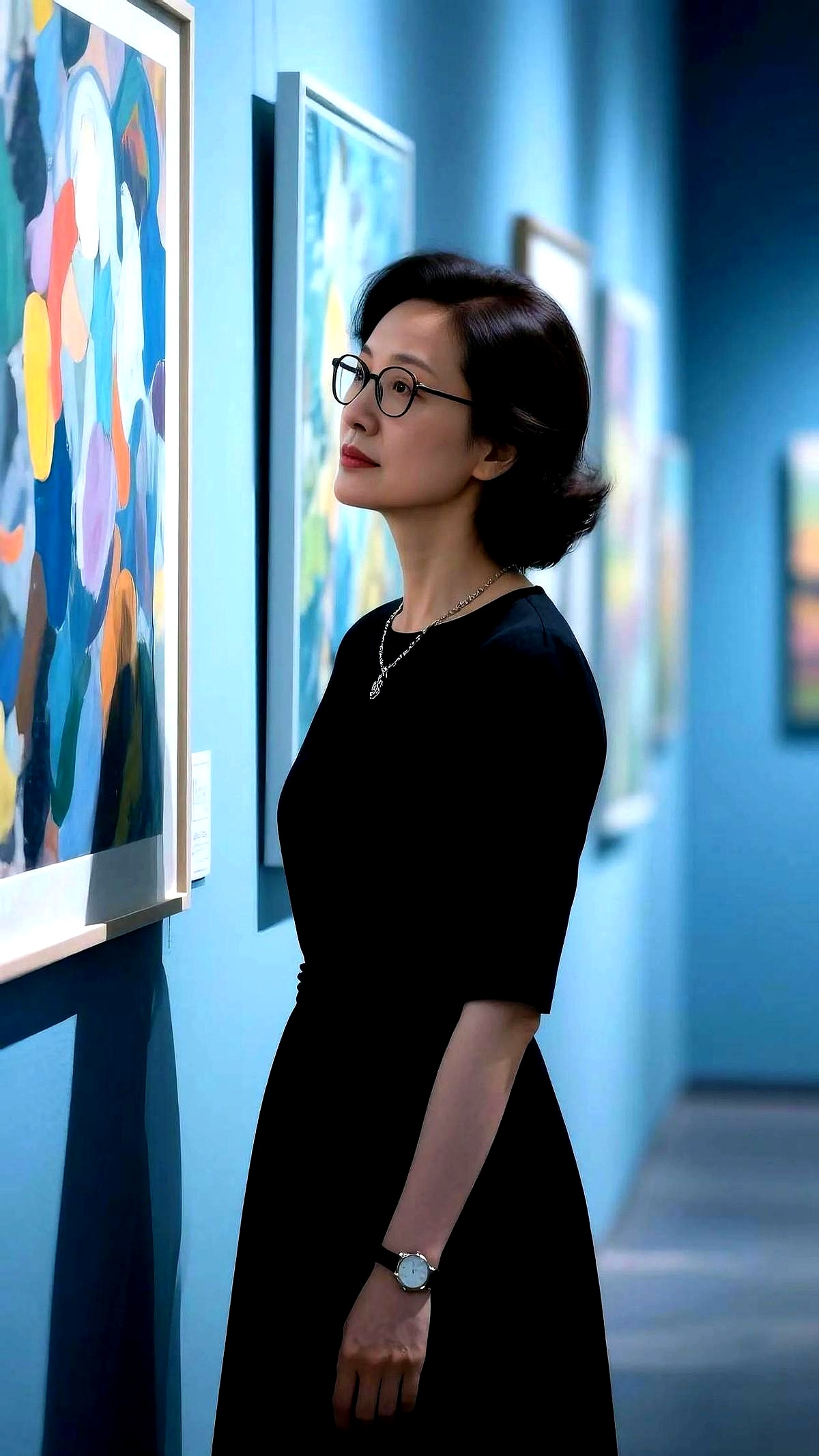 她老公在外地打工,每月按时给她寄8000块钱生活费