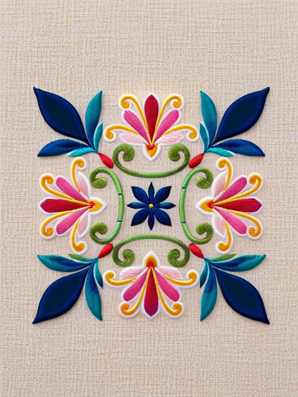 刺绣|花花世界(27)#热点引擎计划#  民族传统纹样 #苏绣# #刺绣