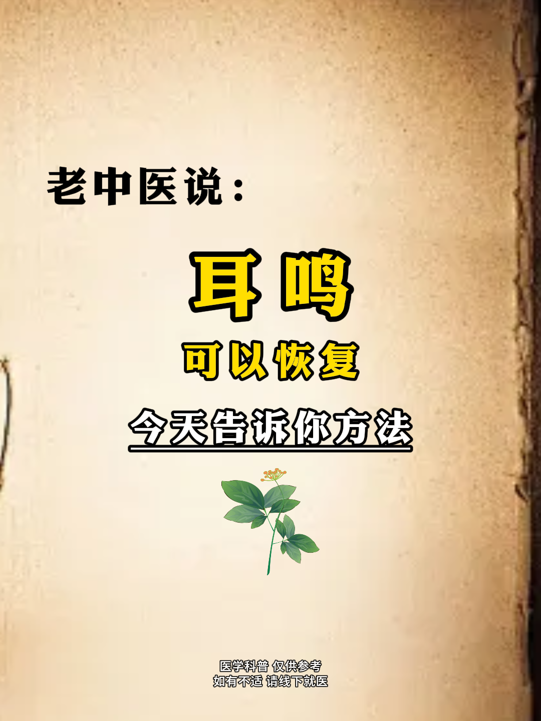 耳鸣名医(耳鸣名医医案)
