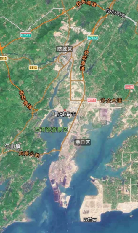 防城港是不是广西沿海三市,城市建设条件最好的一个?