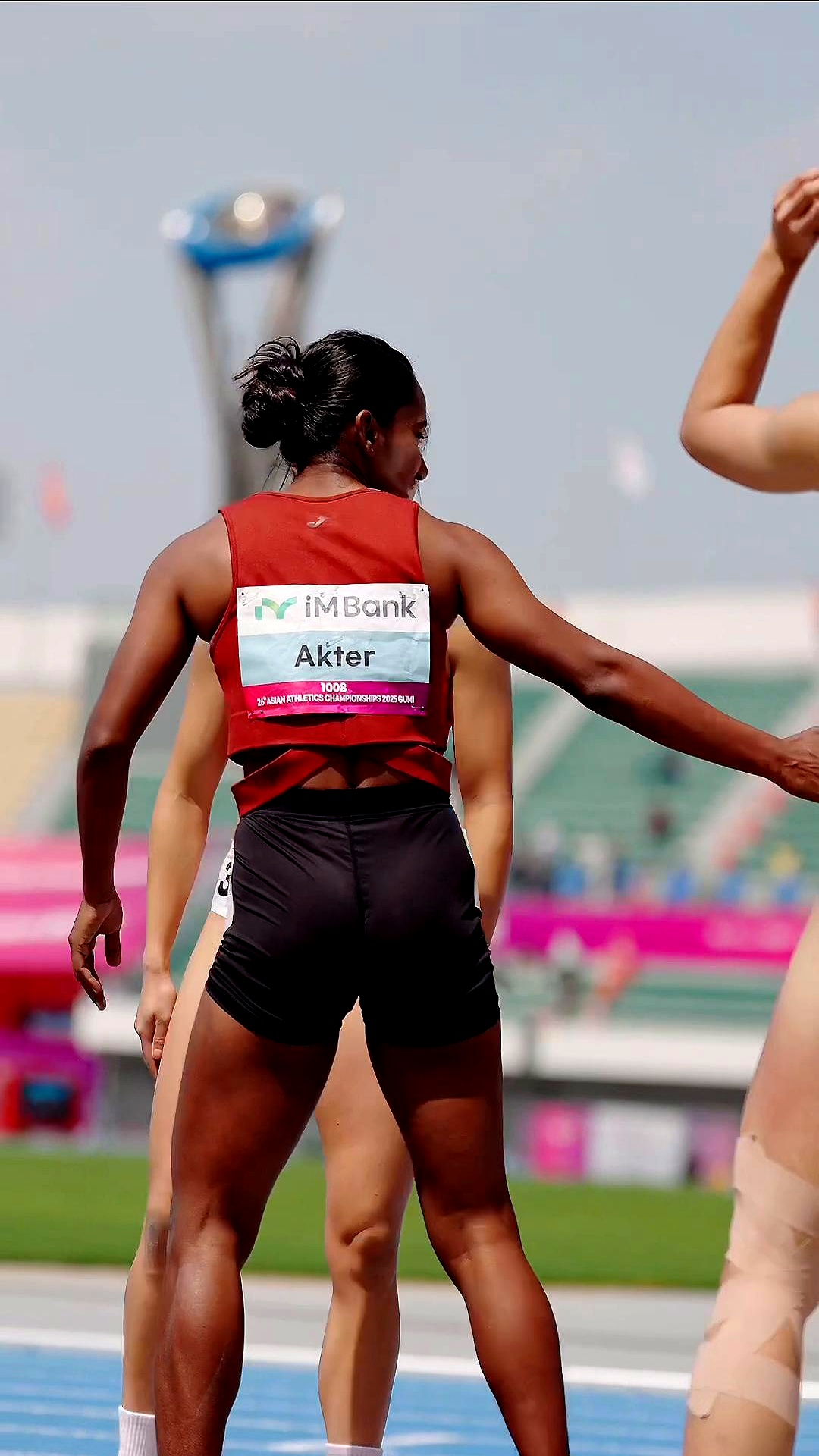 在2025亚洲田径锦标赛女子100米预赛第1组里,梁晓静参加比赛,她获得