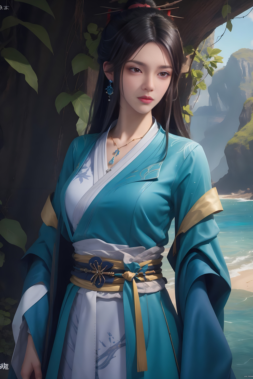 国漫顶级美女ai建模手机壁纸:元尊夭夭,好有脾气的小姐姐!