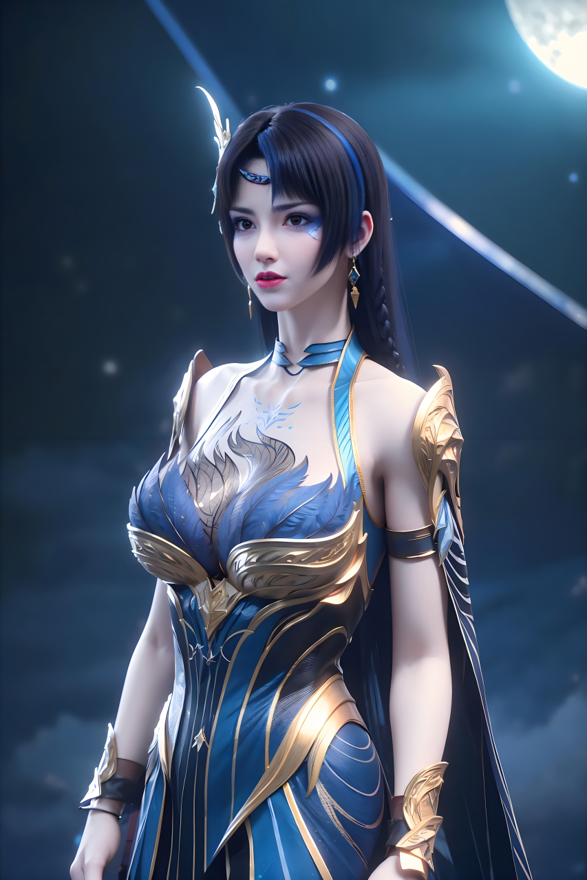 《大主宰》国漫女神ai手机美图:九幽雀为什么会选择的牧尘呢?