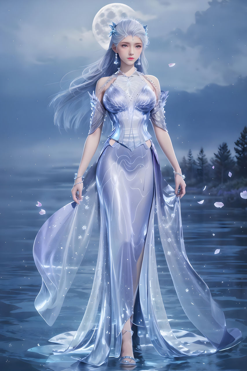 国漫女神雪帝4k高清手机壁纸:斗罗大陆第一个魂灵!#热点引擎计划