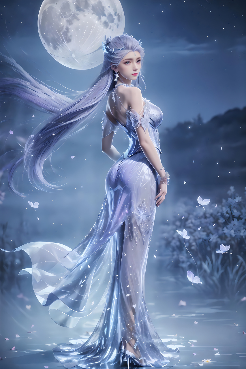 国漫女神雪帝4k高清手机壁纸:斗罗大陆第一个魂灵!#热点引擎计划