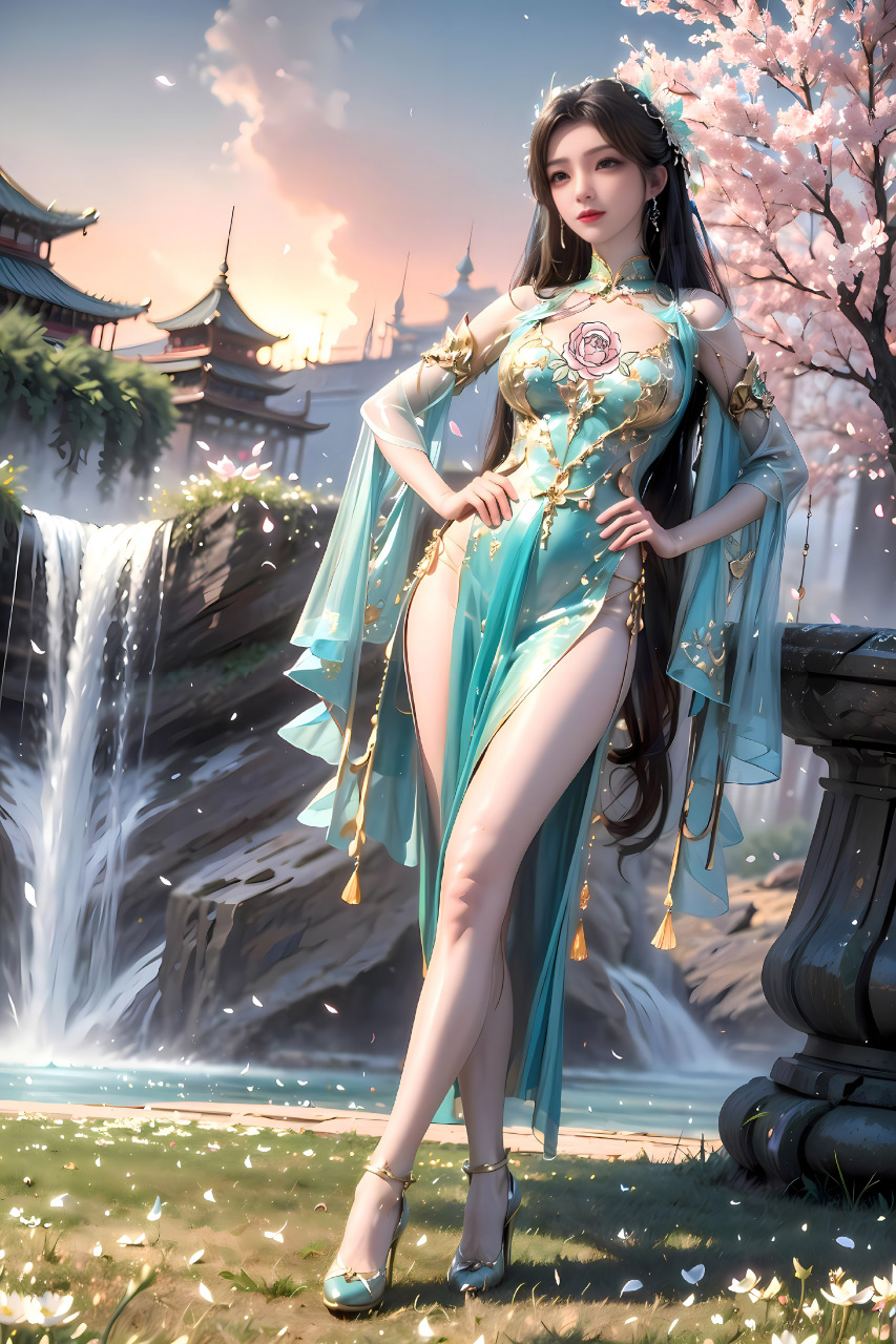 百炼成神溪幼琴ai绘画国漫女神:据说是罗征的后宫之一!