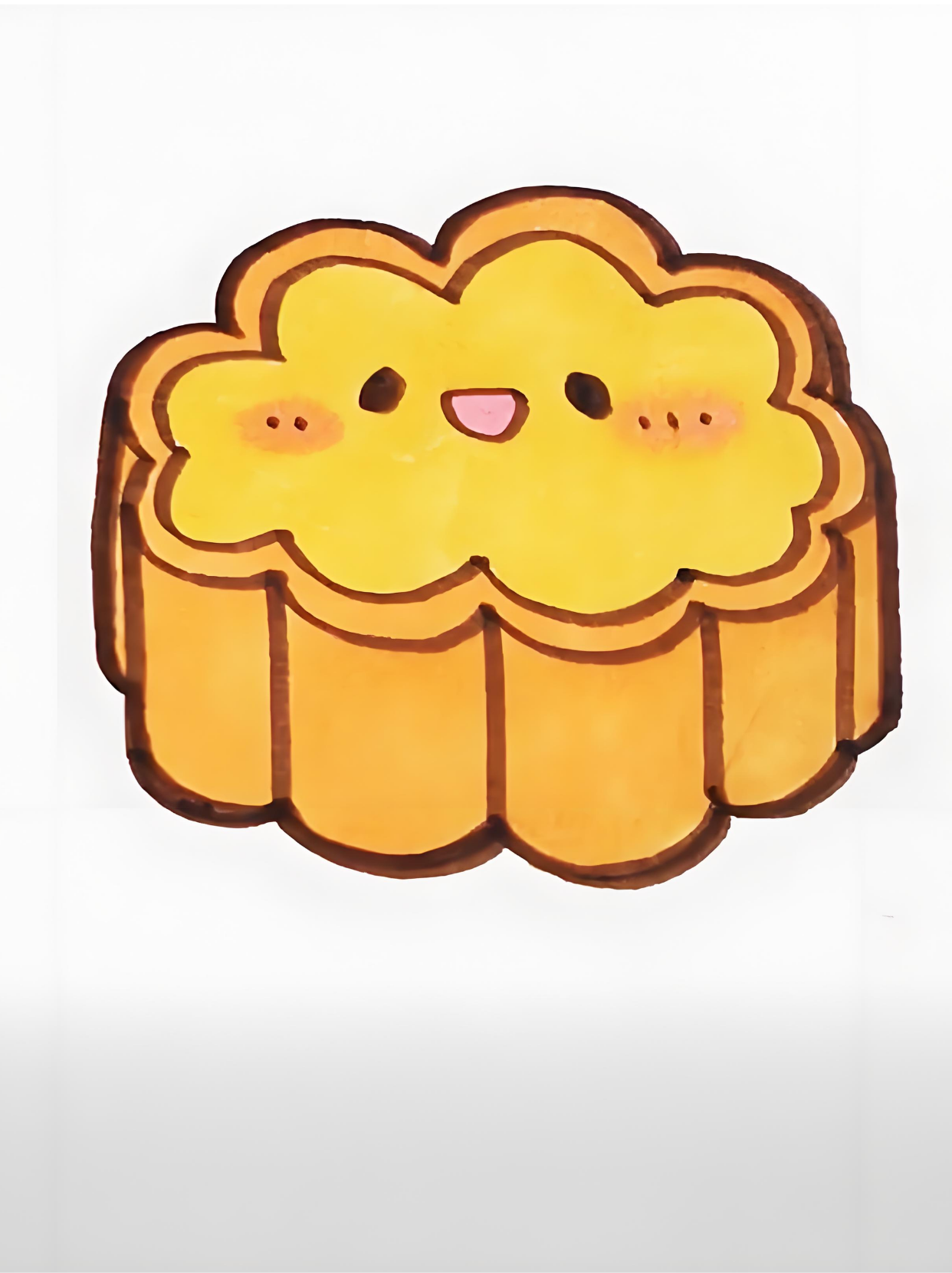 月饼的画法简单又可爱