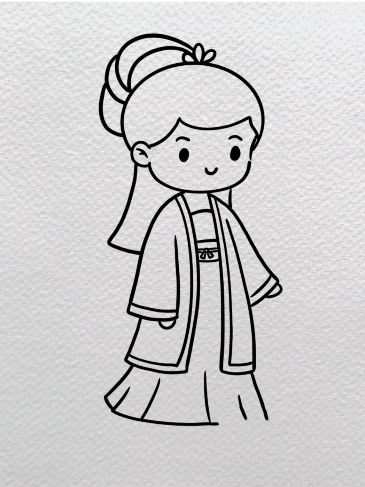 7一9岁儿童简笔画人物