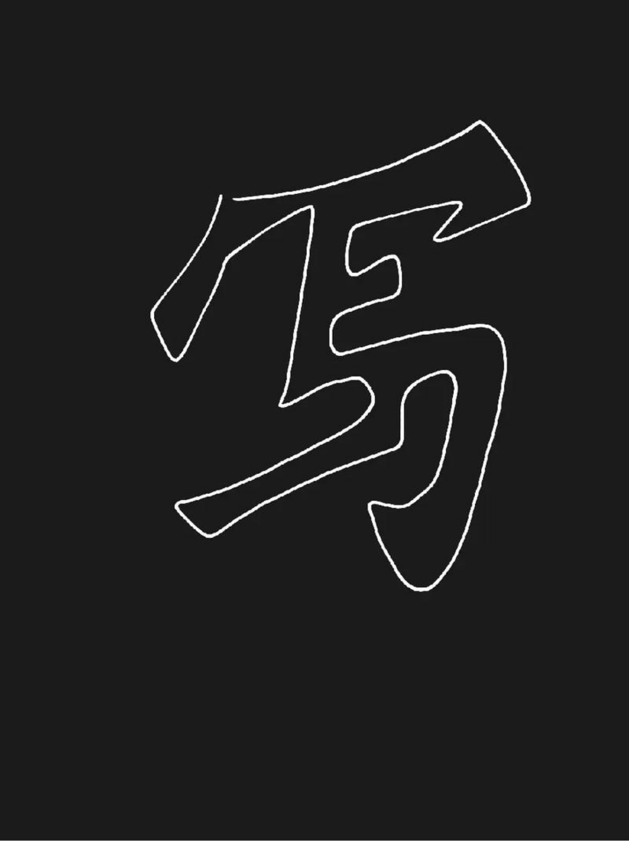 空心字模板,顾名思义,就是那些字形内部为空的字体模板