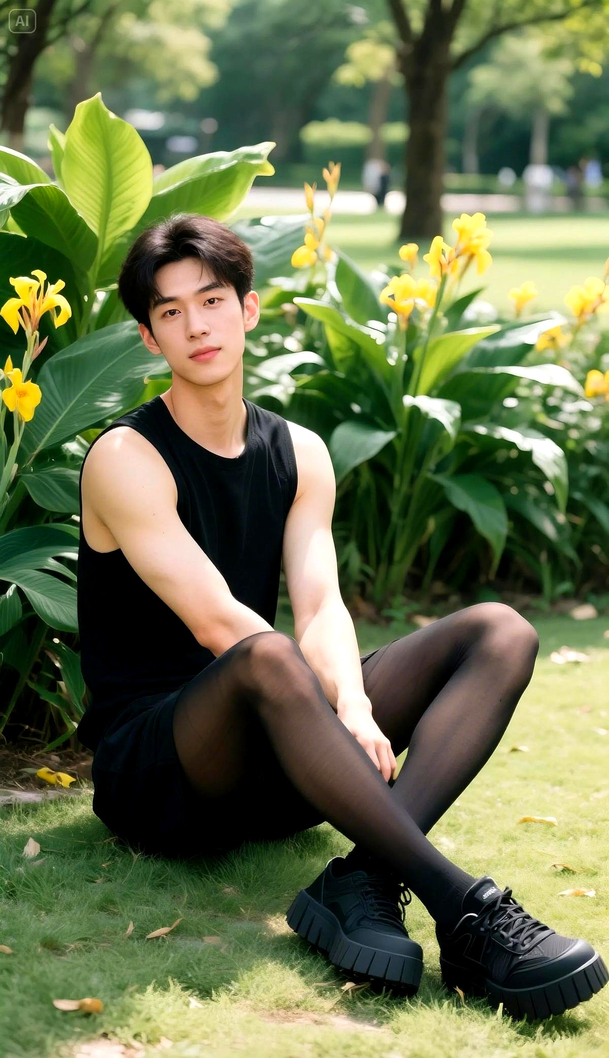 这两年男士丝袜裤之所以流行起来,主要是因为时尚界的中性风潮模糊了