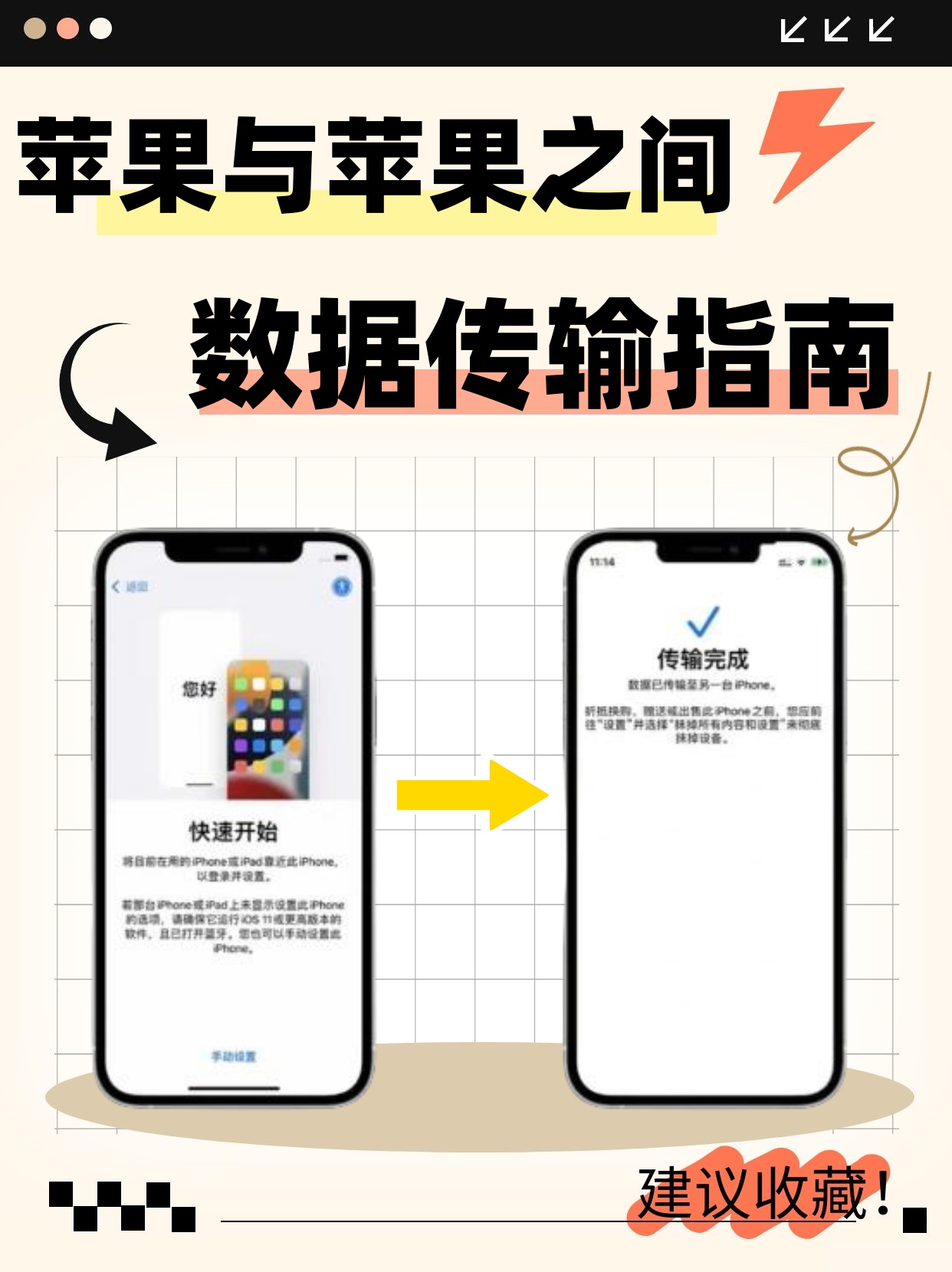 iphone跟iphone传输数据