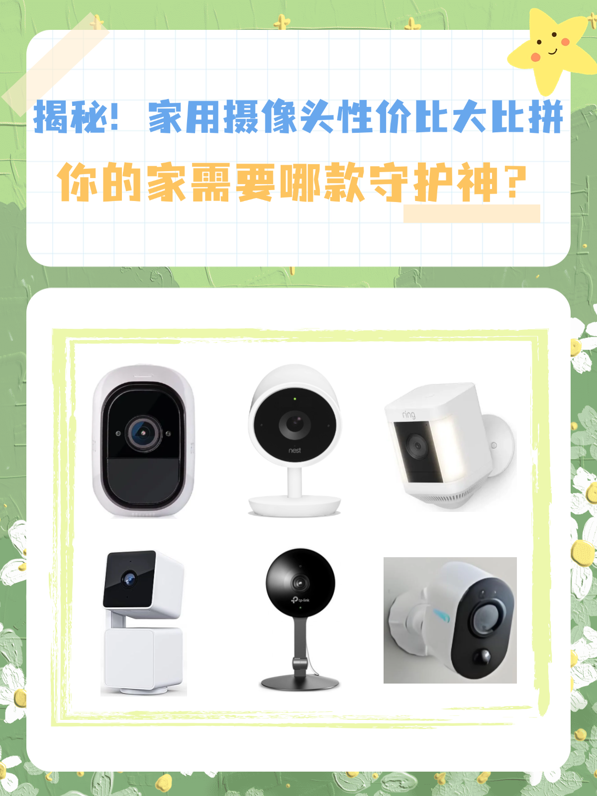 家用摄像头性价比大比拼,你的家需要哪款守护神?