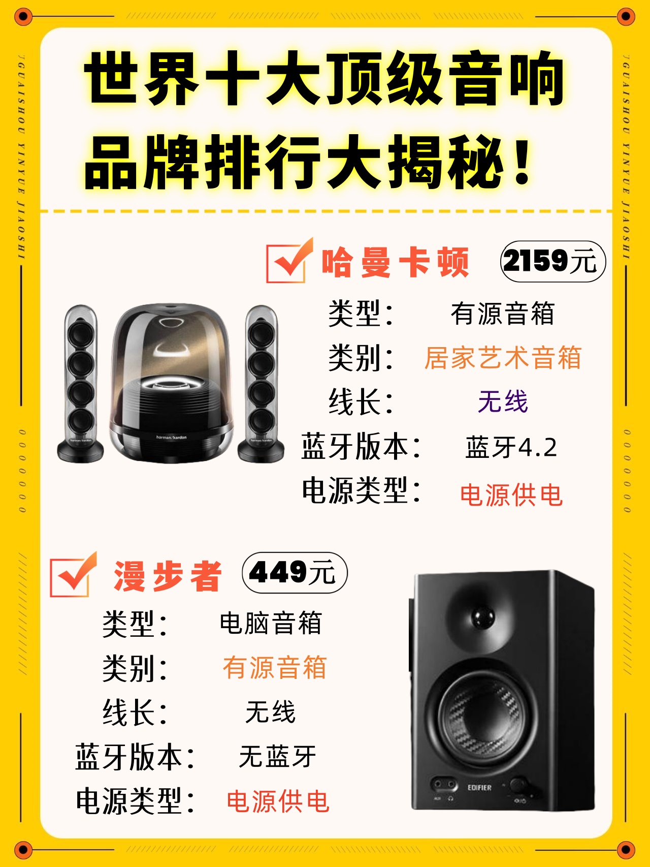 世界十大顶级音响品牌排行大揭秘!