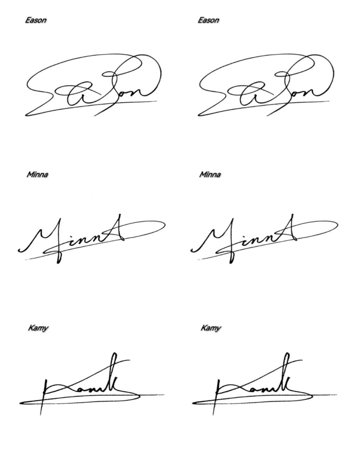 大家常说字如其人,一手好看的签名直接魅力值 20