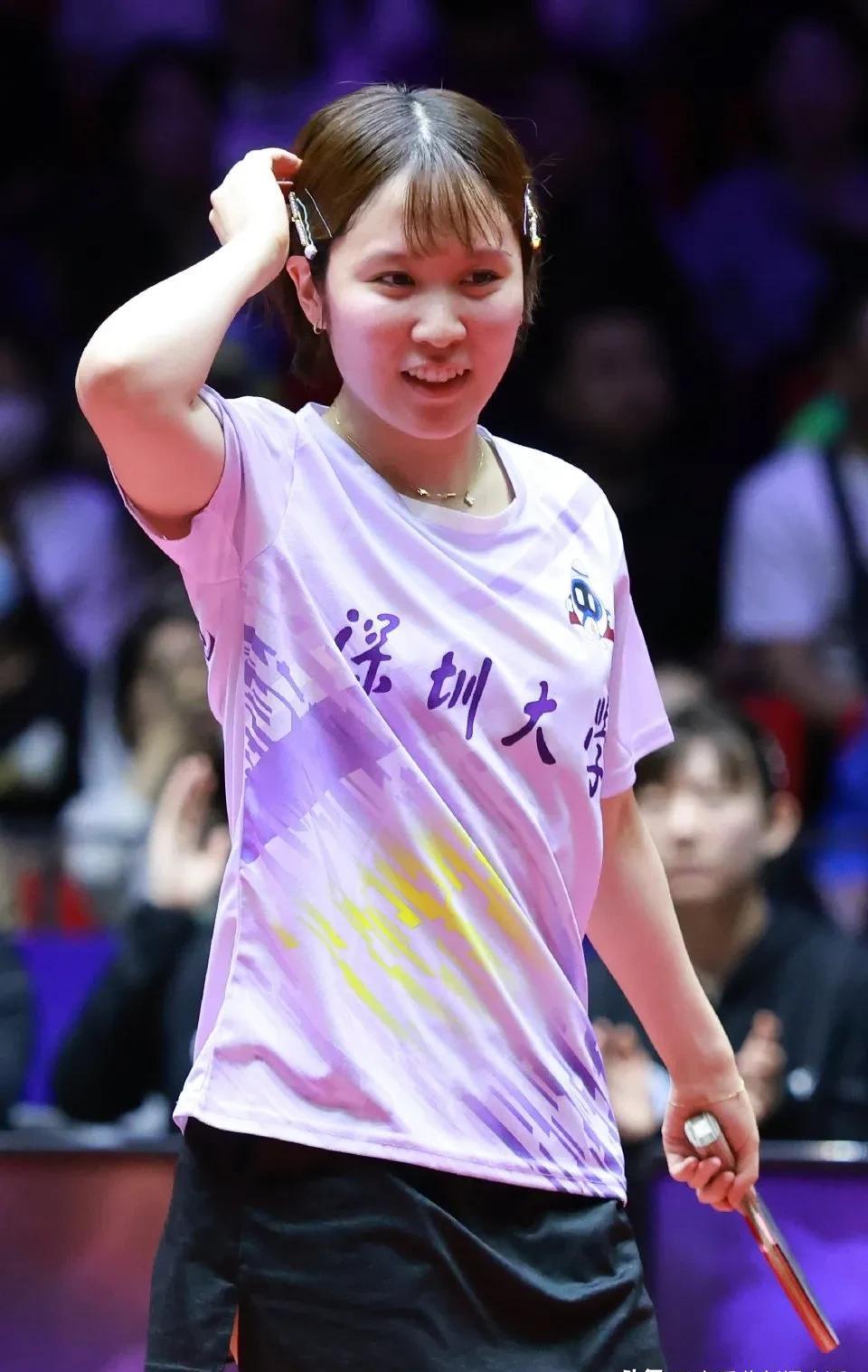 难道这仍然是那个在多哈第一轮哭泣着被淘汰的平野美宇吗?