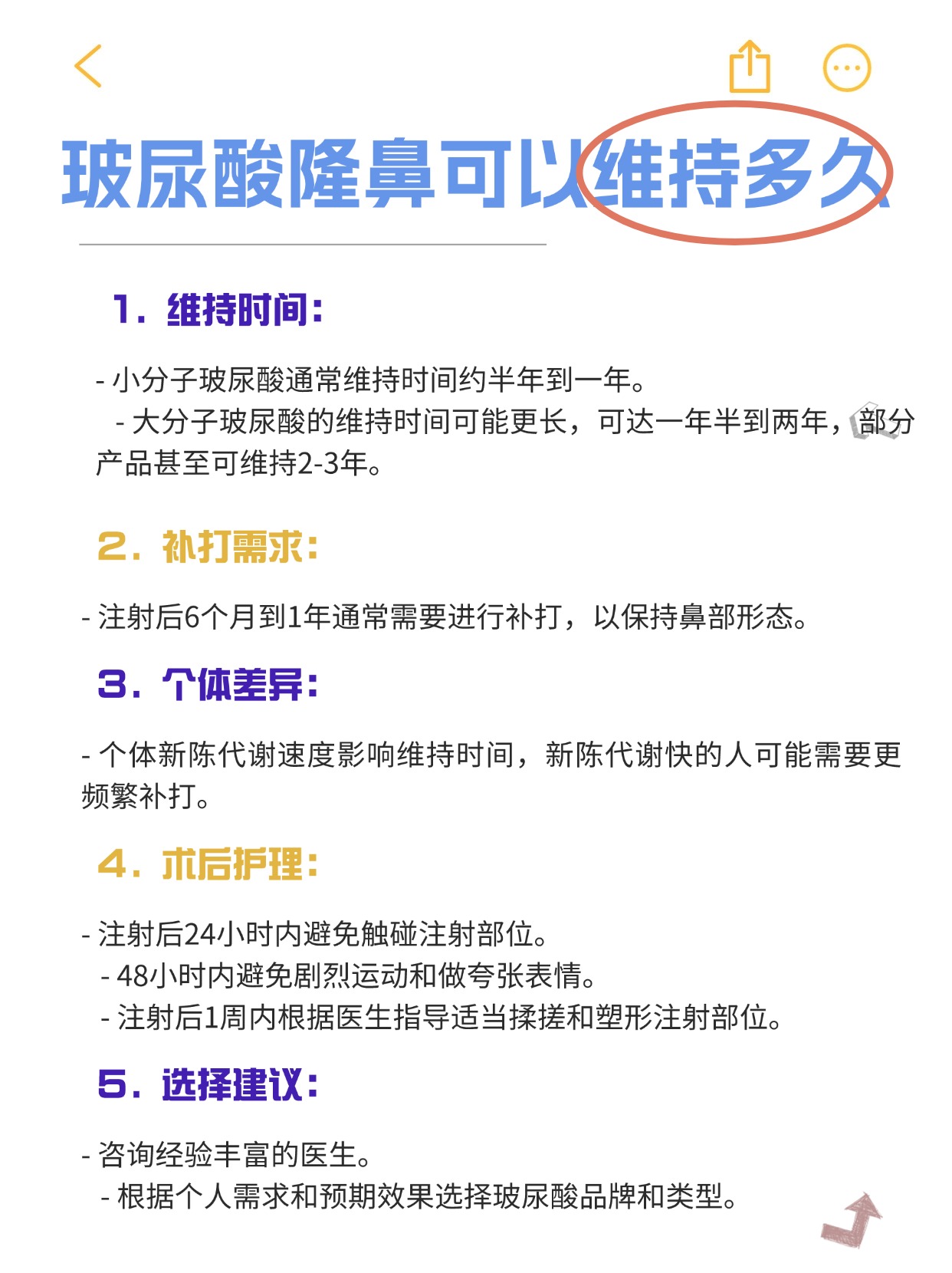 玻尿酸隆鼻可以维持多久? 1